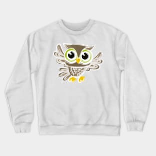 Happy Owl Crewneck Sweatshirt